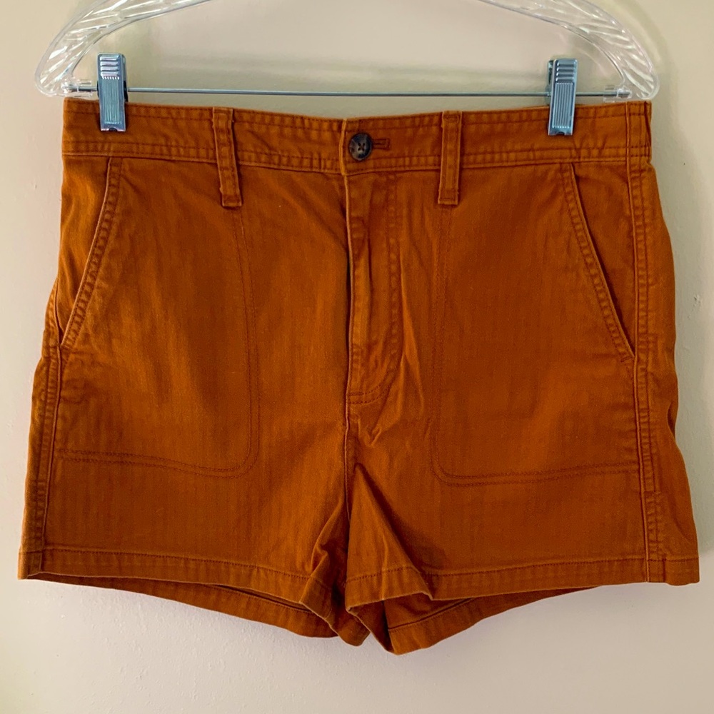 Madewell Rust Orange Shorts